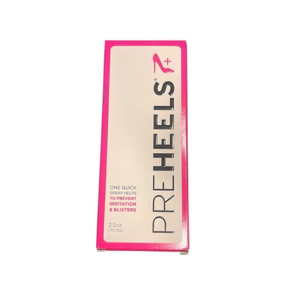 PreHeels Clear Blister Prevention Spray Large 2.5oz Full Size